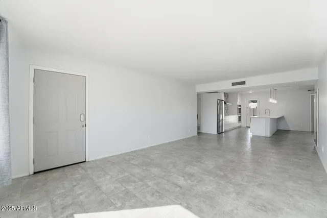 a view of empty room