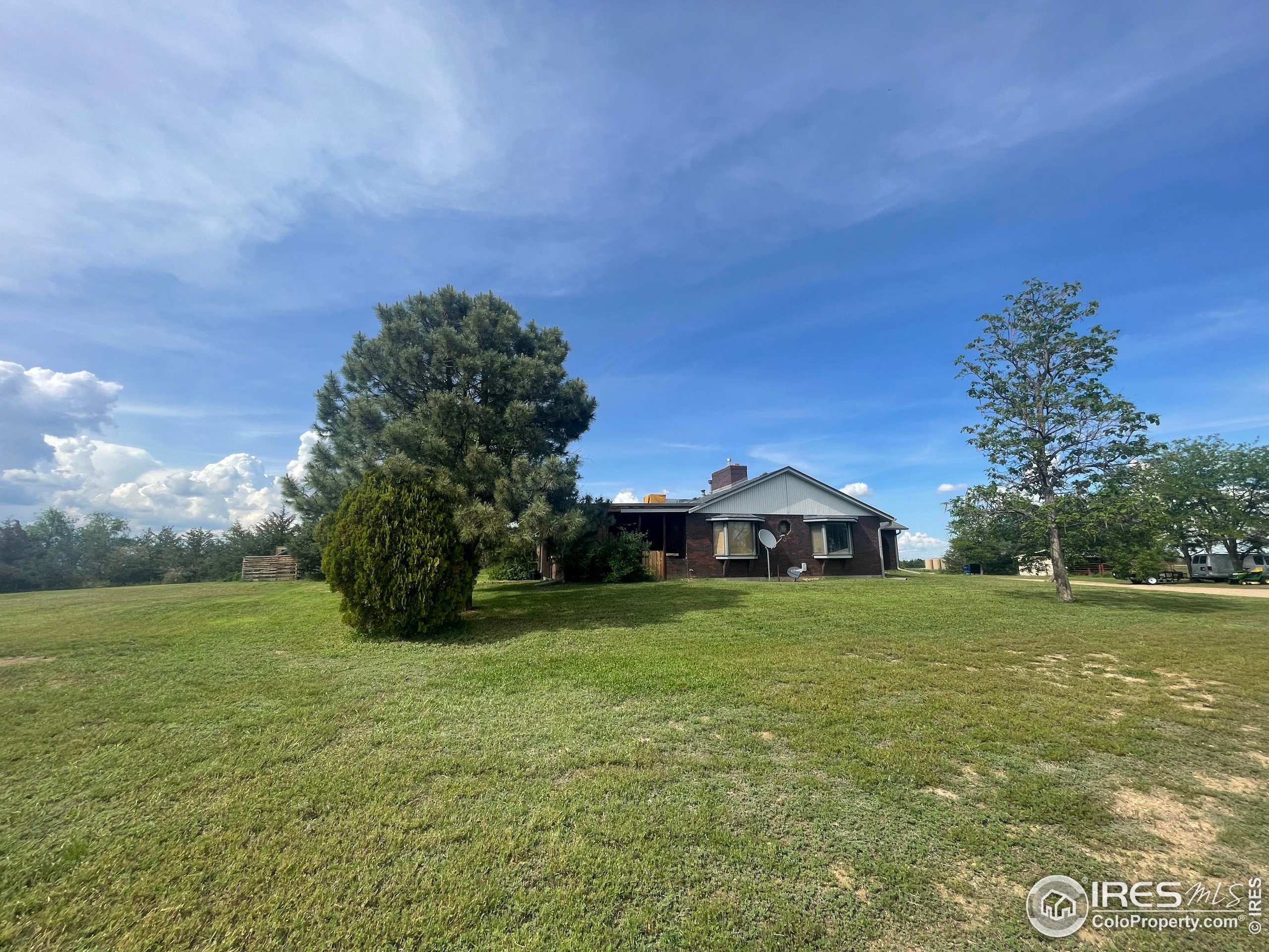 9485 County Road 15 Firestone, CO 80504 - Photo 3 of 15 a big yard with large trees and a big yard