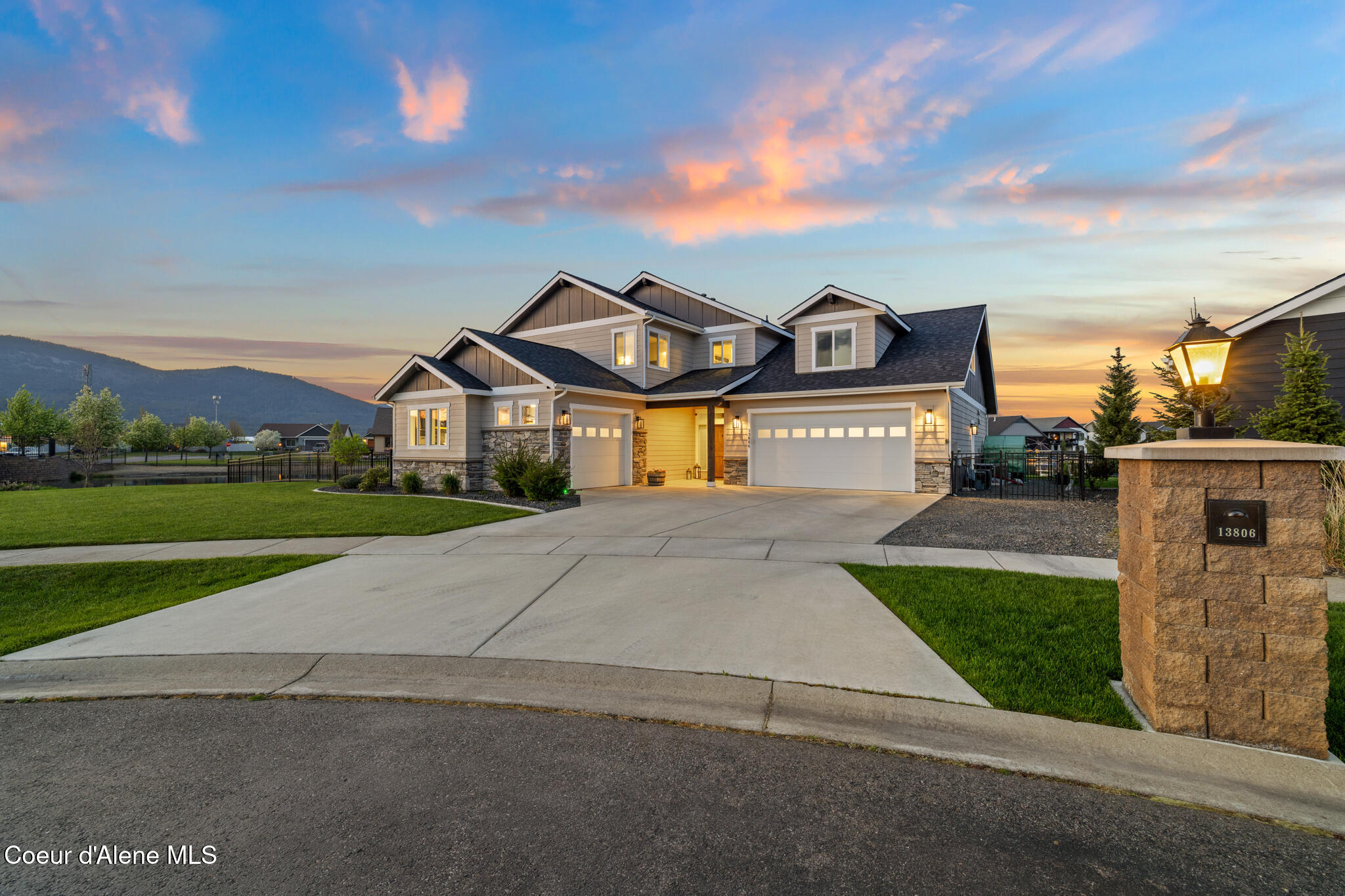 Twilight-Front of Home