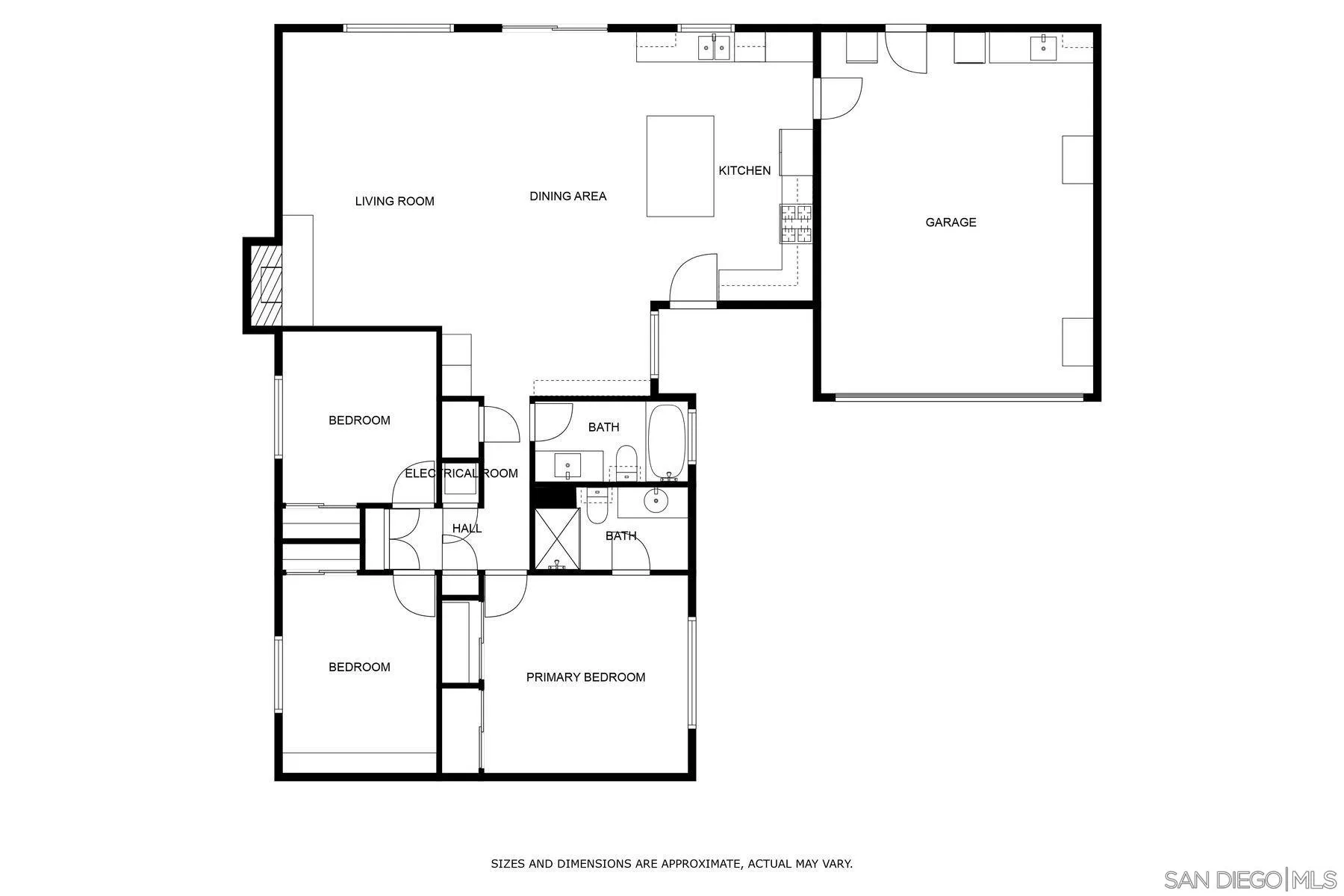 10421 Len Street Santee, CA 92071 - Photo 34 of 34 a picture of a floor plan