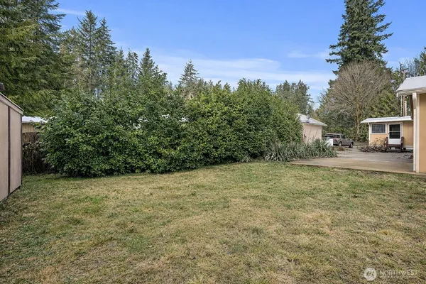 a view of outdoor space with seating area