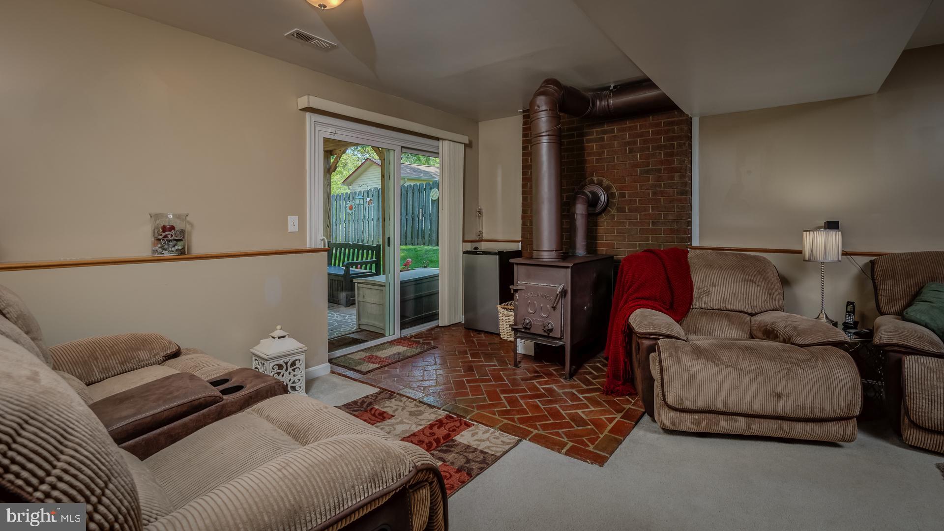 222 Choptank Road Stafford, VA 22556 - Photo 31 of 39 FAMILY ROOM WITH WOOD STOVE!!!