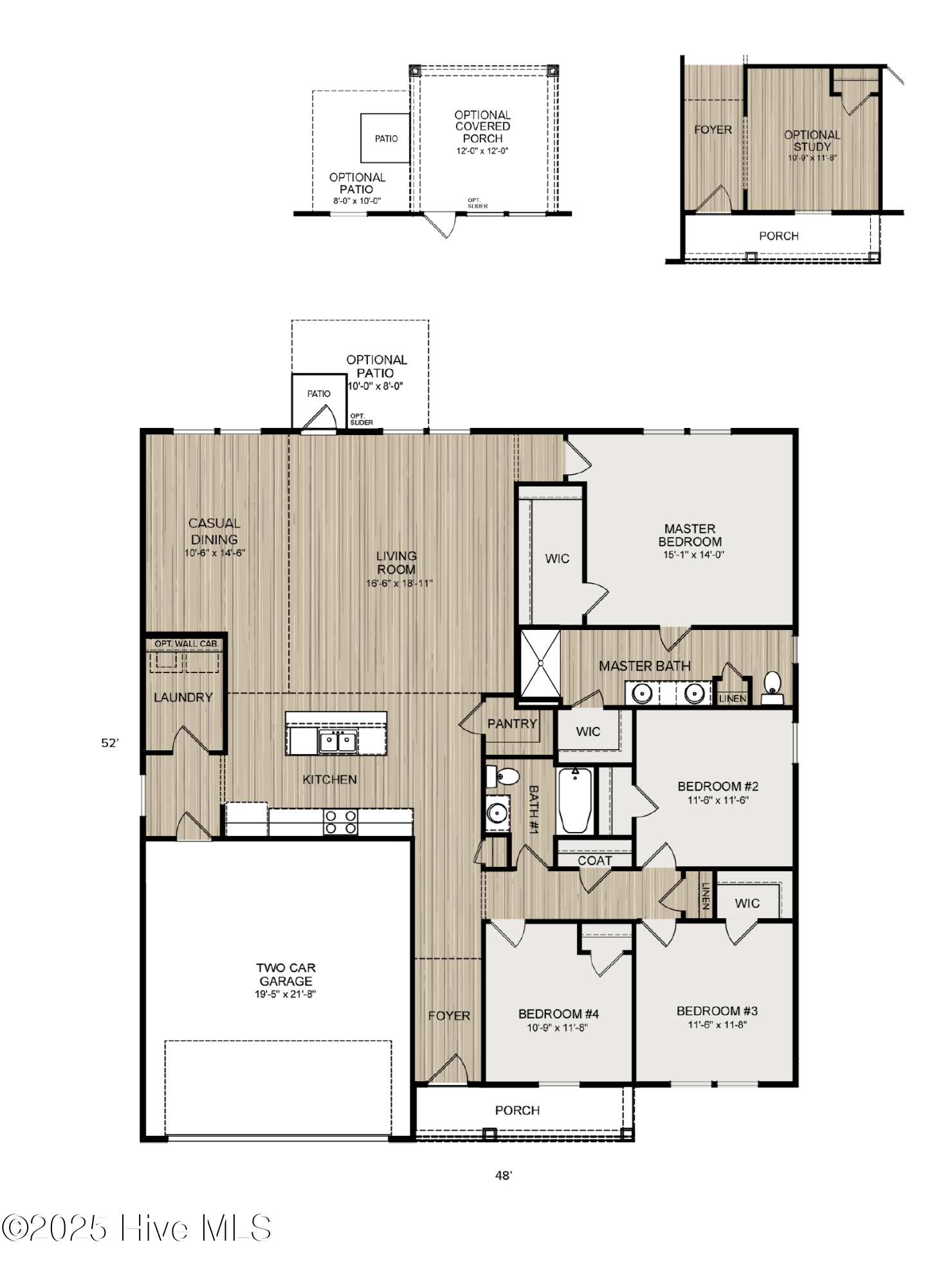 1006 Brooke Ridge Lane Southport, NC 28461 - Photo 35 of 36 Wildflower Floorplan