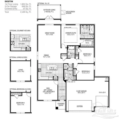 $340,990 | 7705 Piper Circle, Milton, FL 32583