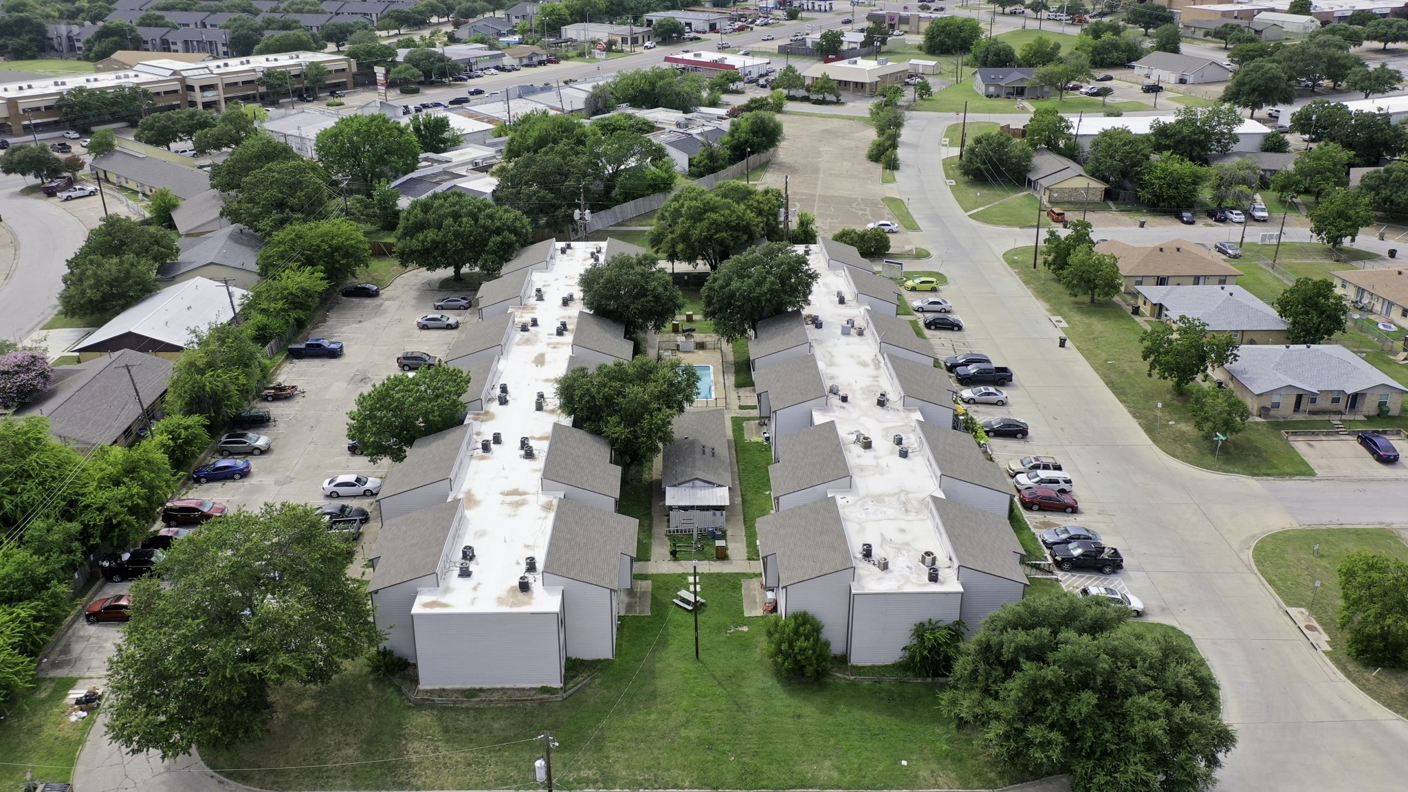 2000 Kazmeier Plaza Bryan, TX 77802 - Photo 4 of 23 an aerial view of multiple houses with yard