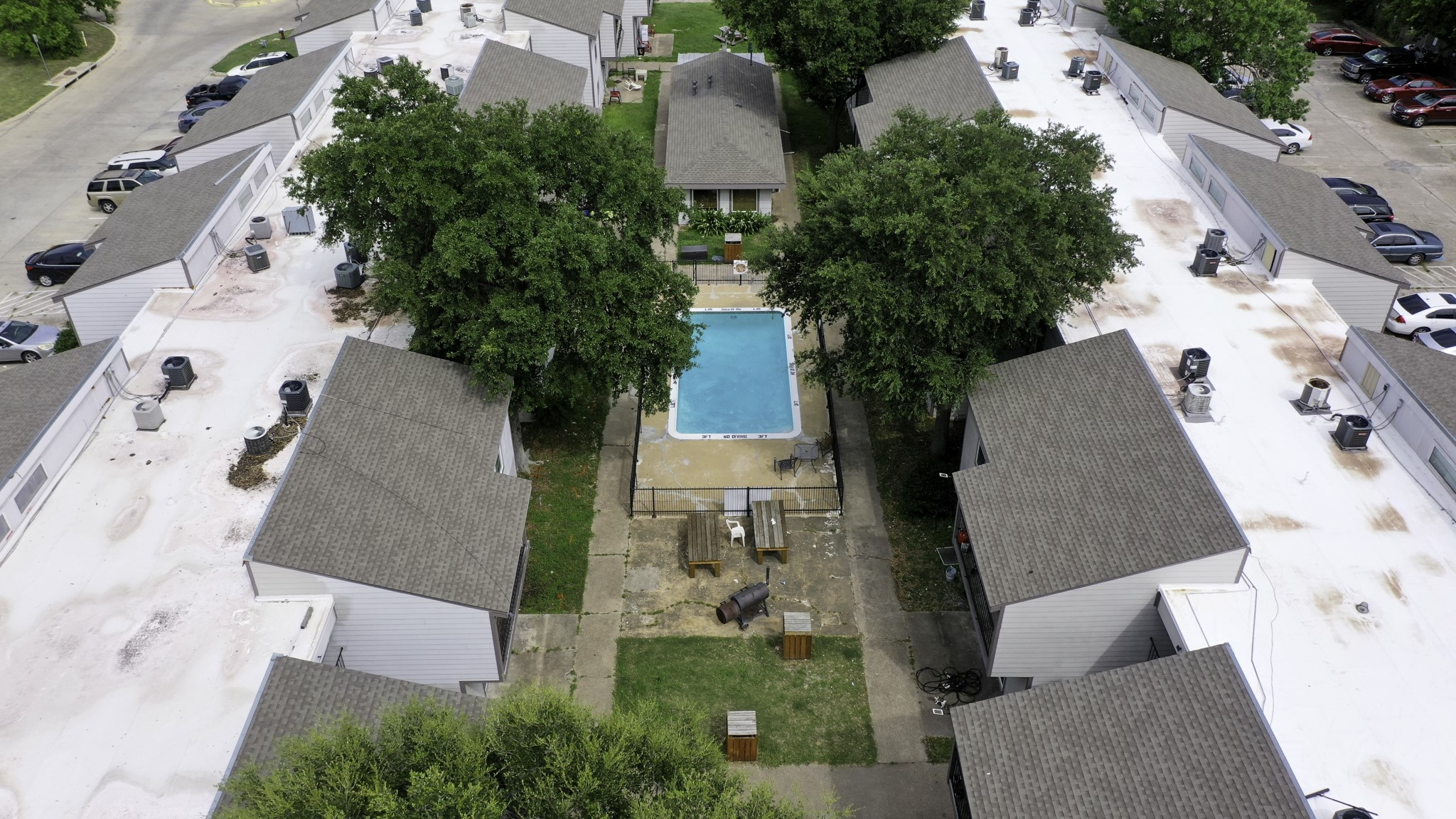 2000 Kazmeier Plaza Bryan, TX 77802 - Photo 8 of 23 an aerial view of a house with a yard and garage