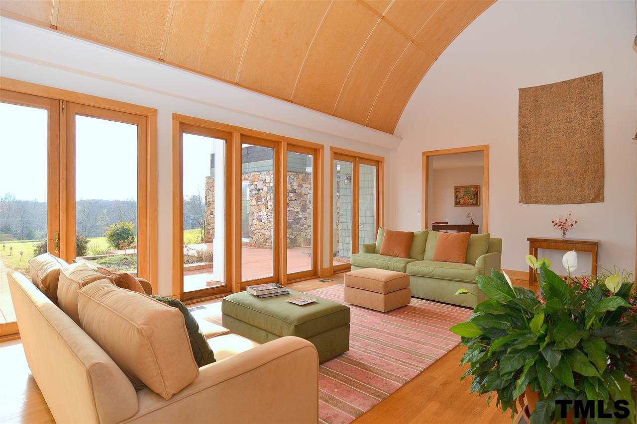 7411 Bill Poole Road Rougemont, NC 27572 - Photo 4 of 25 Dramatic 2 Story Great Room w/ Barrel Ceiling.