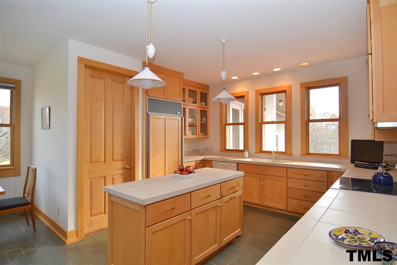 7411 Bill Poole Road Rougemont, NC 27572 - Photo 10 of 25 Well Appointed Kitchen w/ Subzero Fridge.
