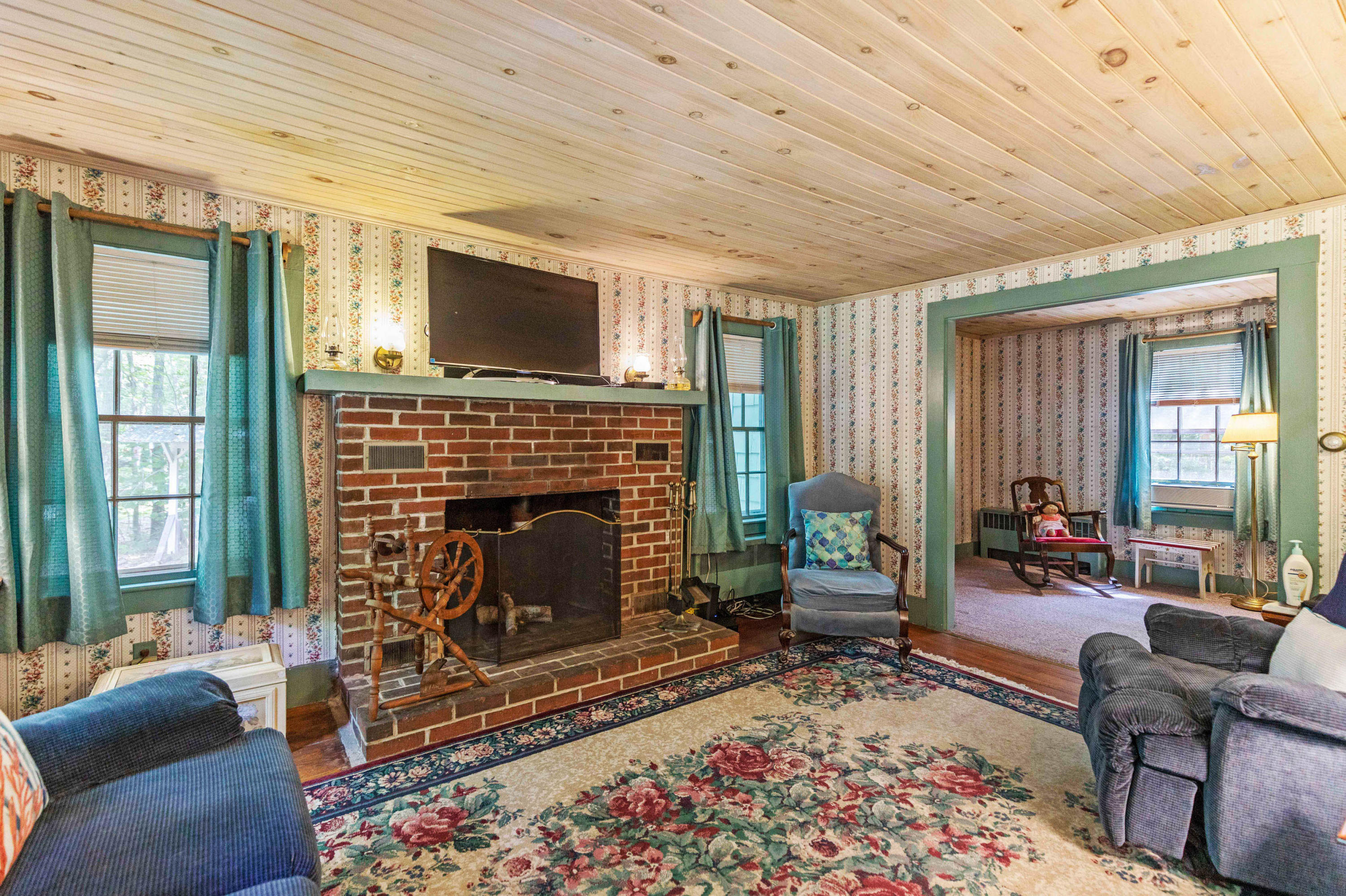 48 Ring Landing Road Casco, ME 04015 - Photo 19 of 39 Living Room Fireplace