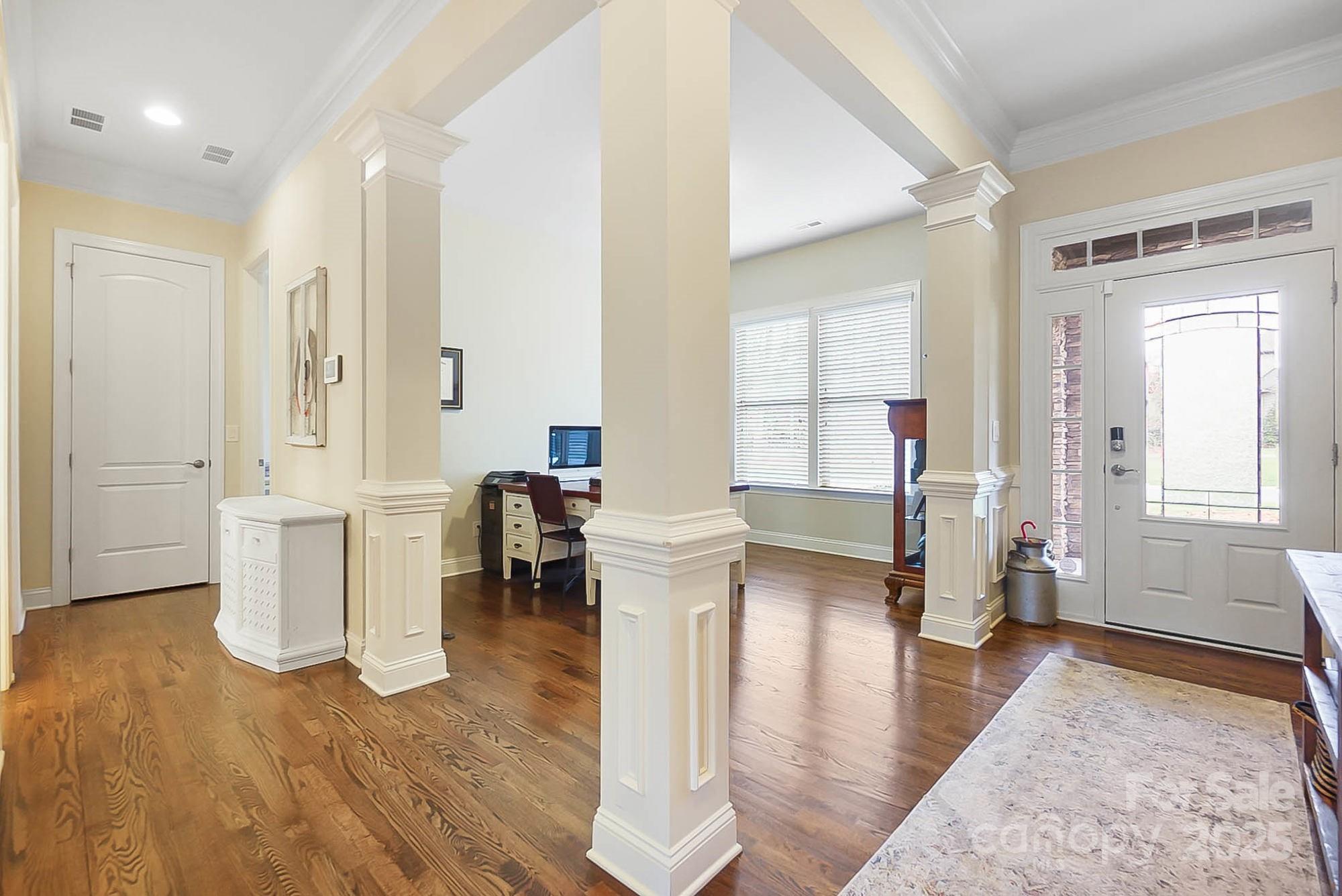 1419 Vickery Drive Matthews, NC 28104 - Photo 17 of 48 a view of a living room and dining room
