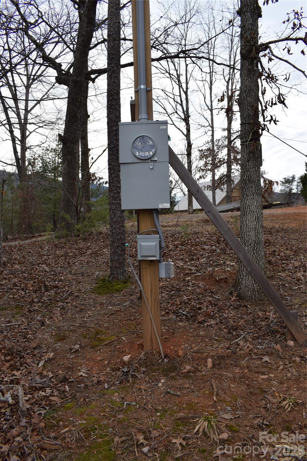 172 Winter Lane Mill Spring, NC 28756 - Photo 7 of 20 a view of a house with a yard tree and wooden fence