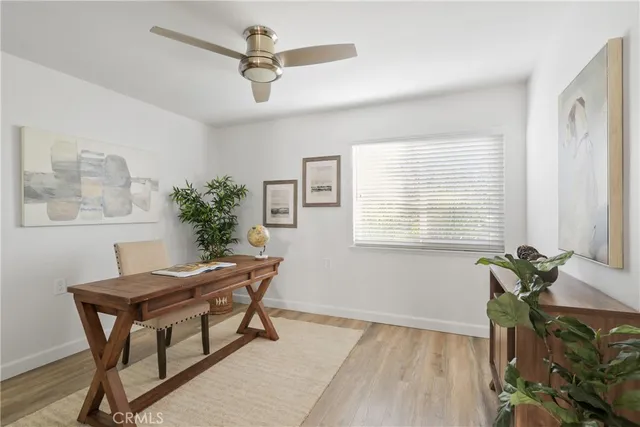 a room with furniture and window