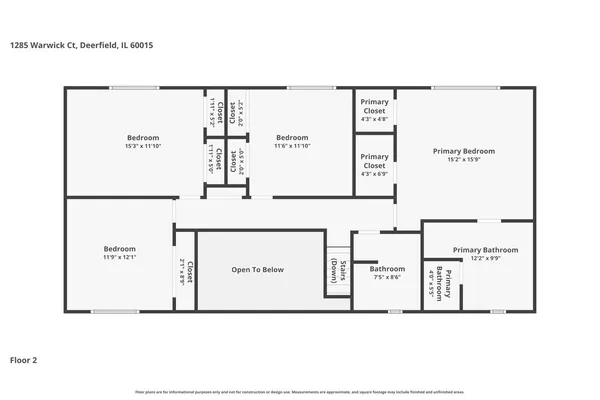 $1,050,000 | 1285 Warwick Court, Deerfield, IL 60015