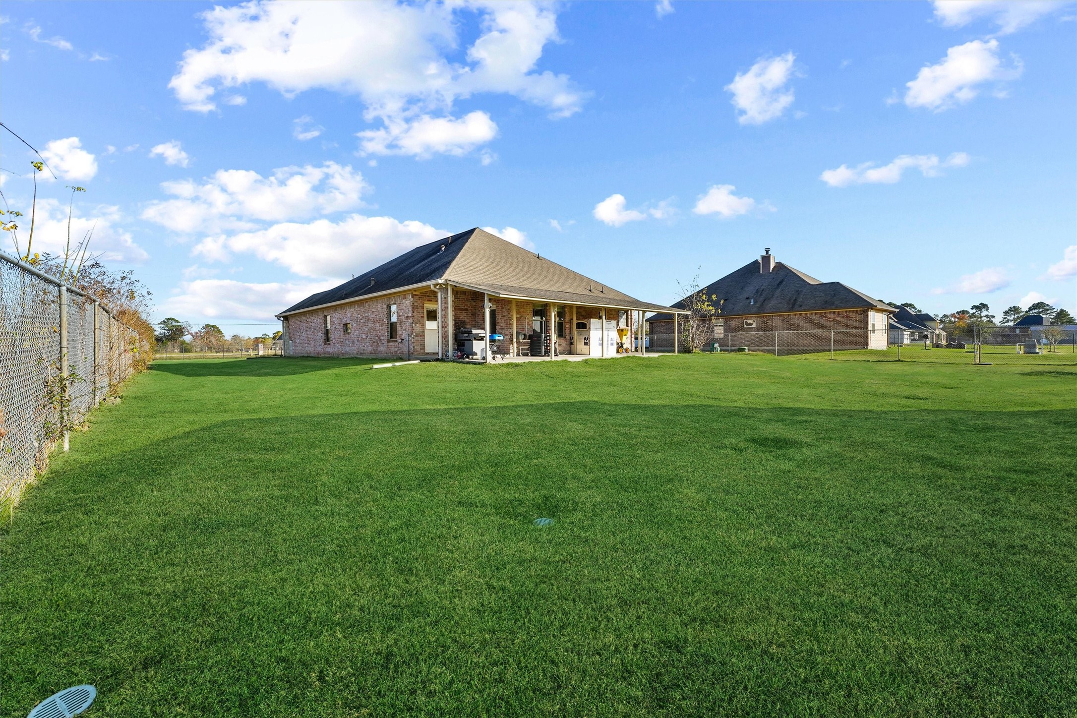 19545 Crosby Eastgate Road Crosby, TX 77532 - Photo 23 of 27 a view of a yard in front of the house