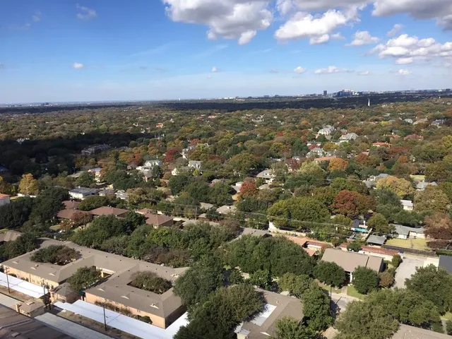 an aerial view of residential building with outdoor space
