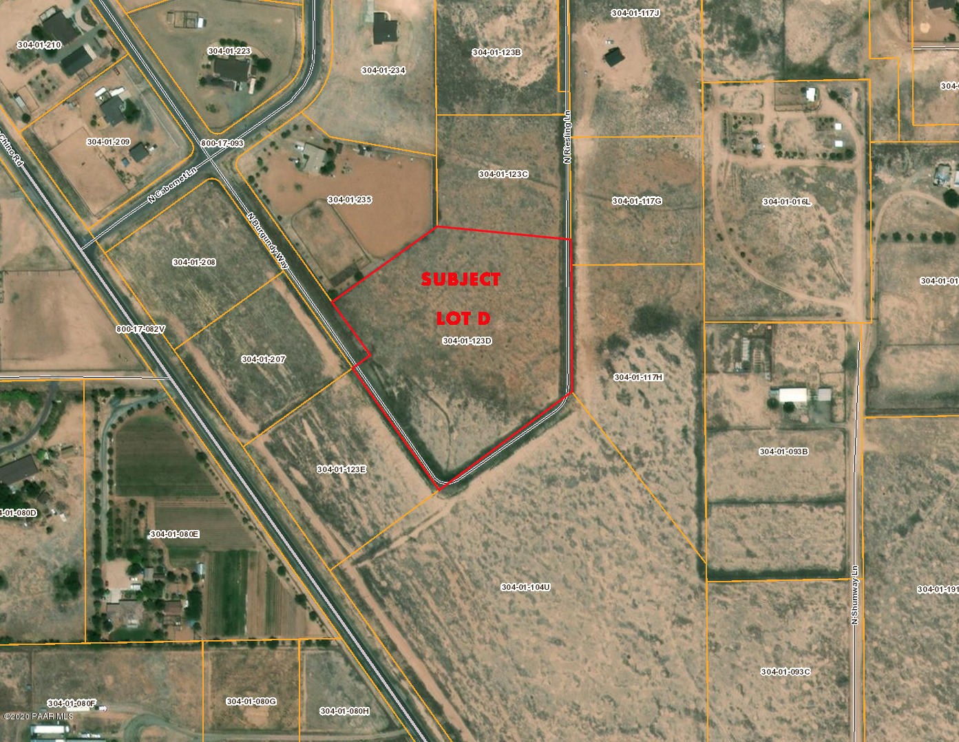 2340 Big Chino Road Paulden, AZ 86334 - Photo 3 of 5 AERIAL 2