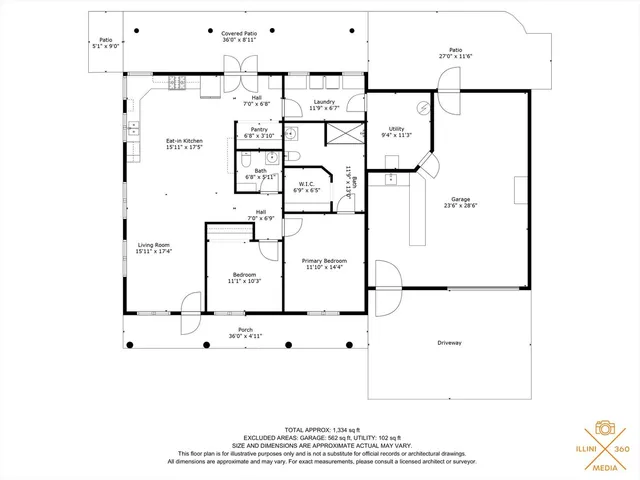$370,000 | 1190 North 1400 East Road, Bement, IL 61813