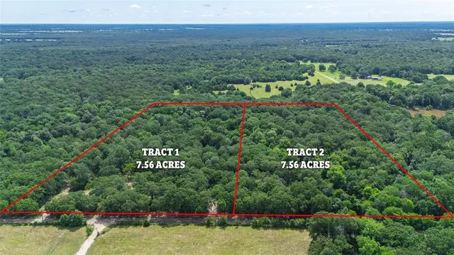 a view of a green field with lots of bushes