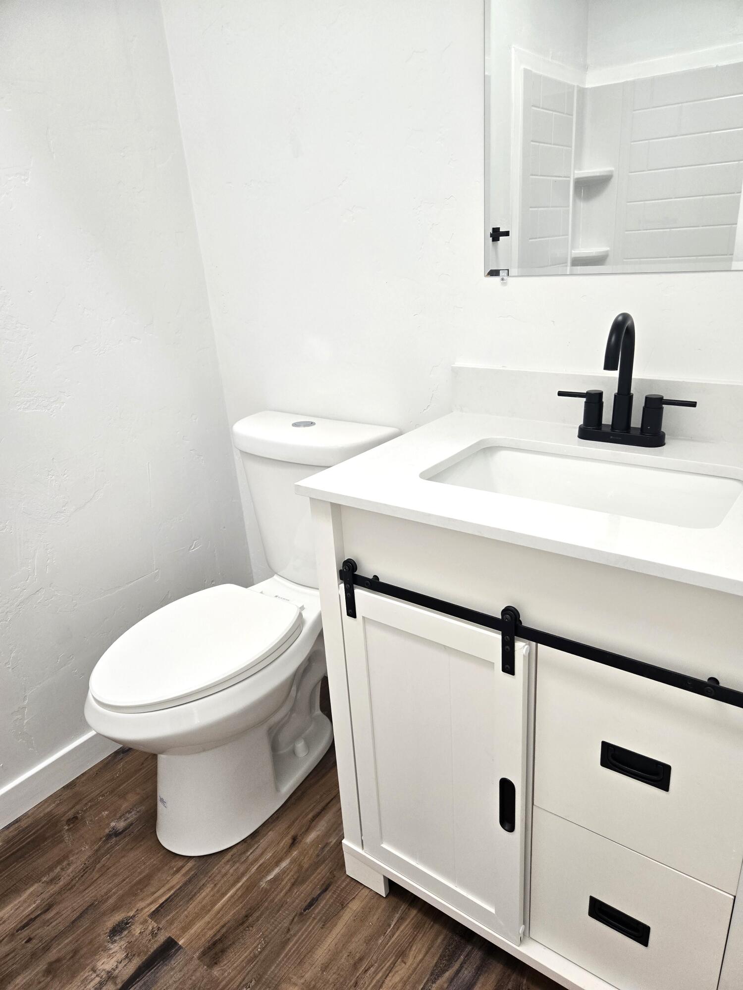 268 County Road Norwood, CO 81423 - Photo 15 of 28 a bathroom with a sink a toilet and mirror