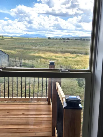 a view of ocean from a window