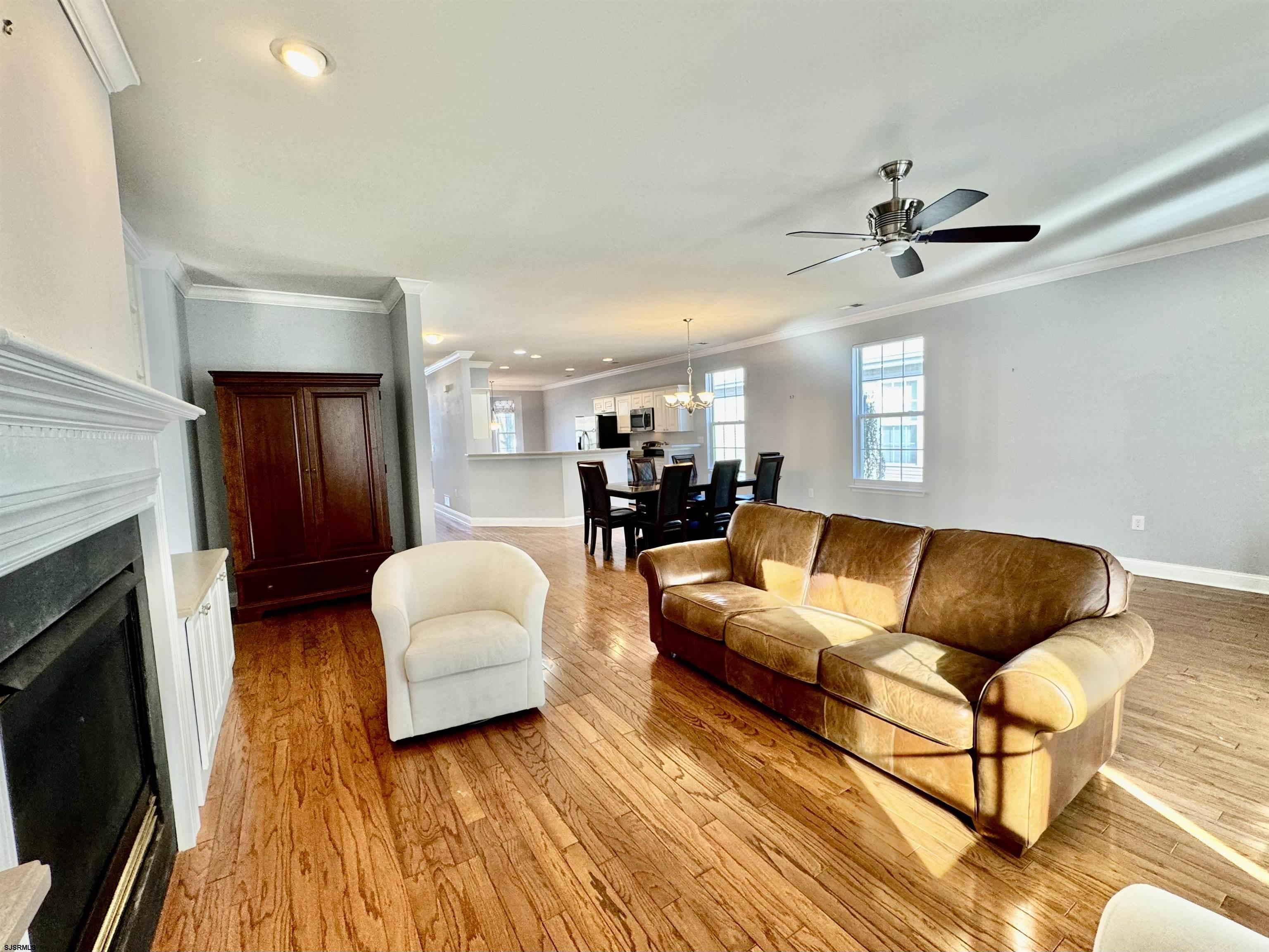 30 Wordsworth Street Galloway Township, NJ 08205 - Photo 16 of 46 a living room with furniture and a fireplace