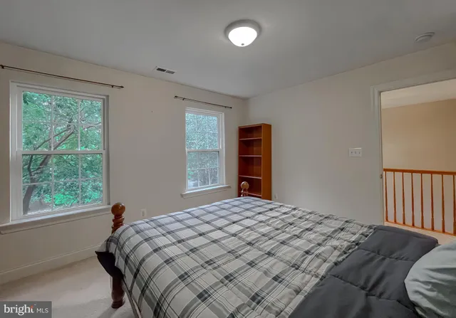 a view of a bathtub in a room