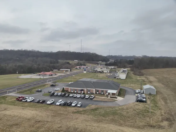 a view of lake with mountain
