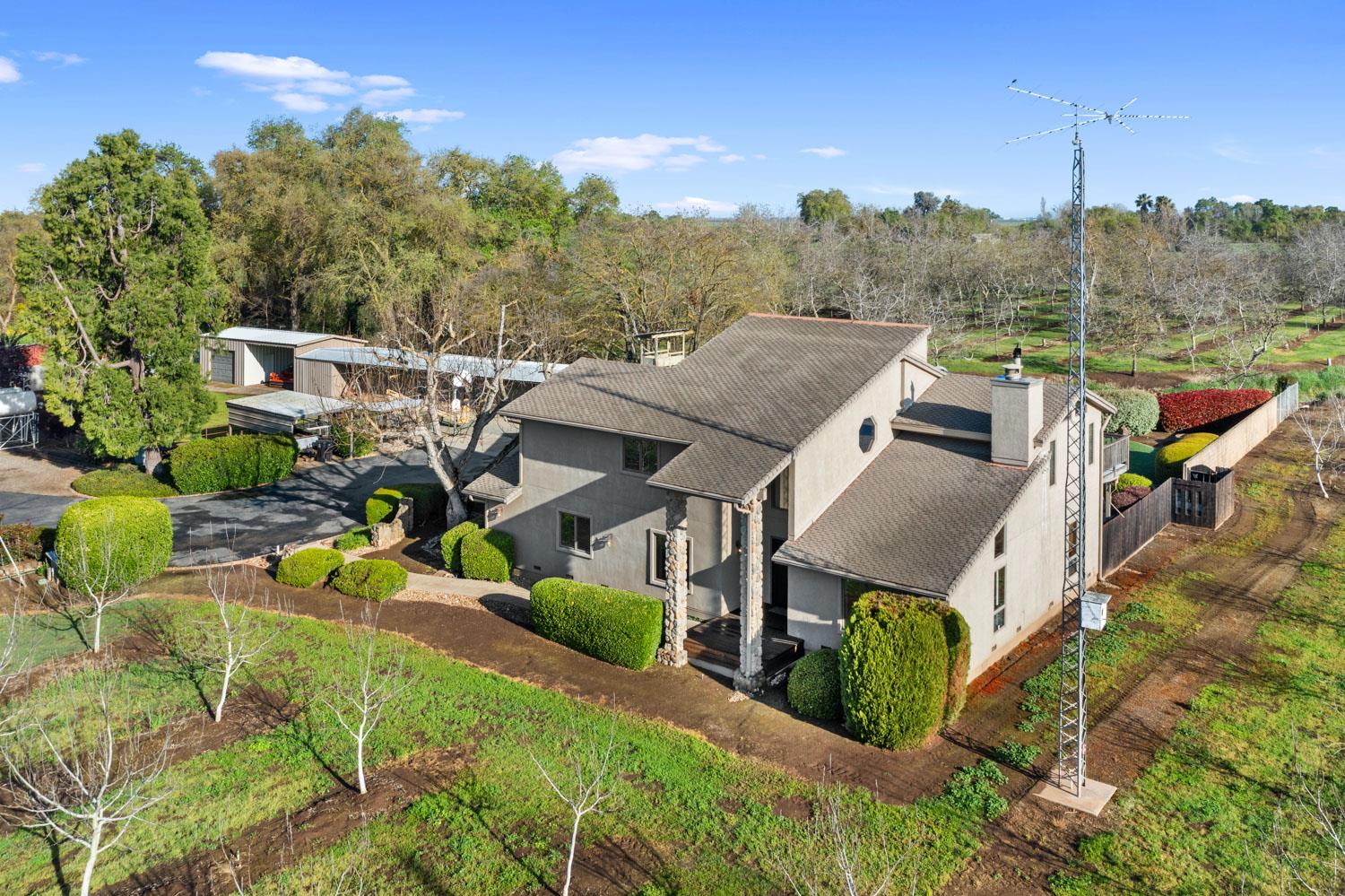 19909 Comstock Road Linden, CA 95236 - Photo 2 of 51 an aerial view of a house with a big yard