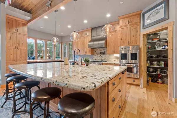 a close view of stove