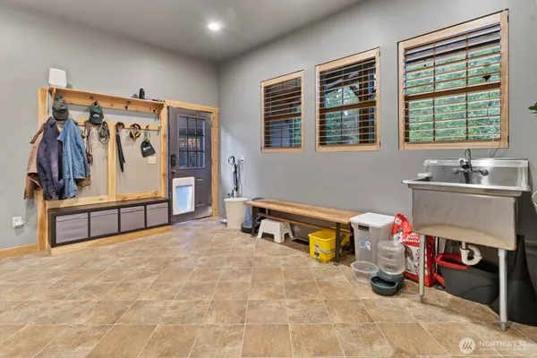 a house view with sitting space and garden space