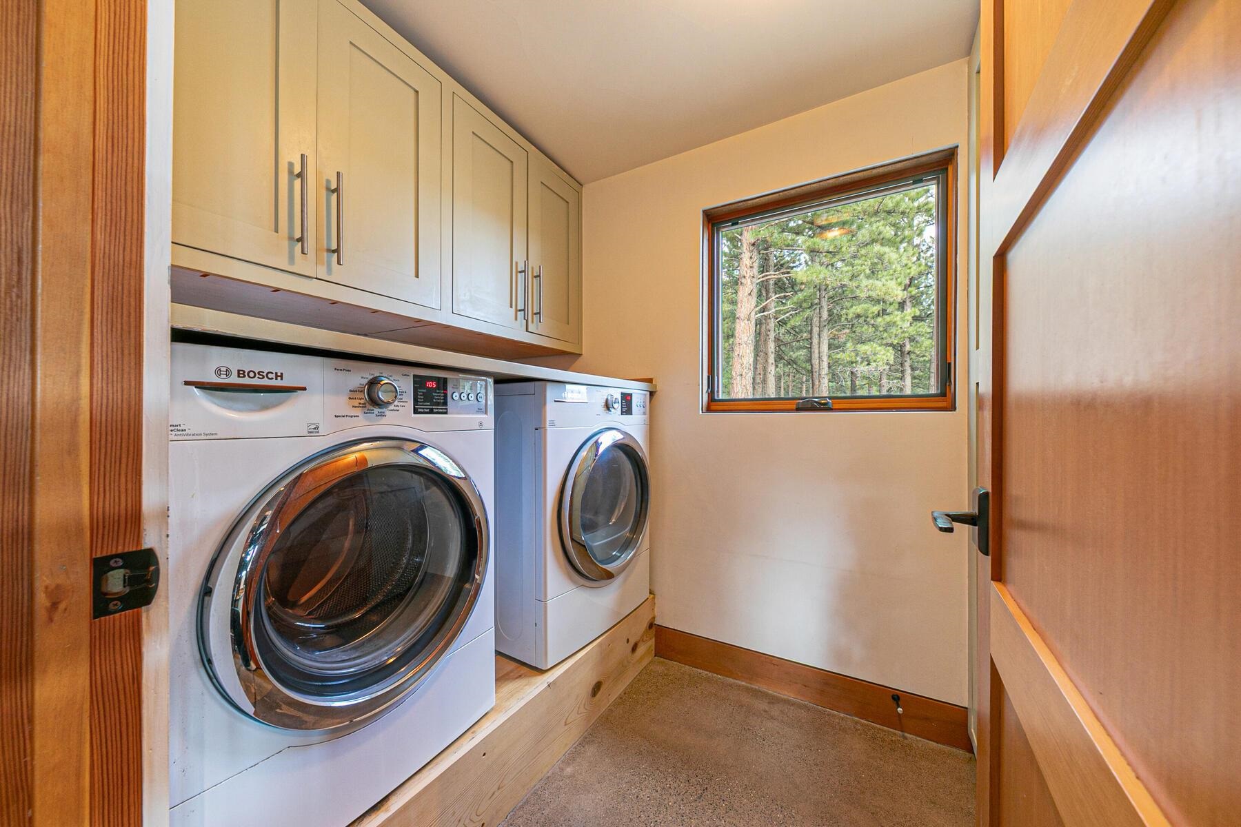 14761 Dry Creek Court Truckee, CA 96161 - Photo 8 of 28 a view of storage and utility room with washer and dryer