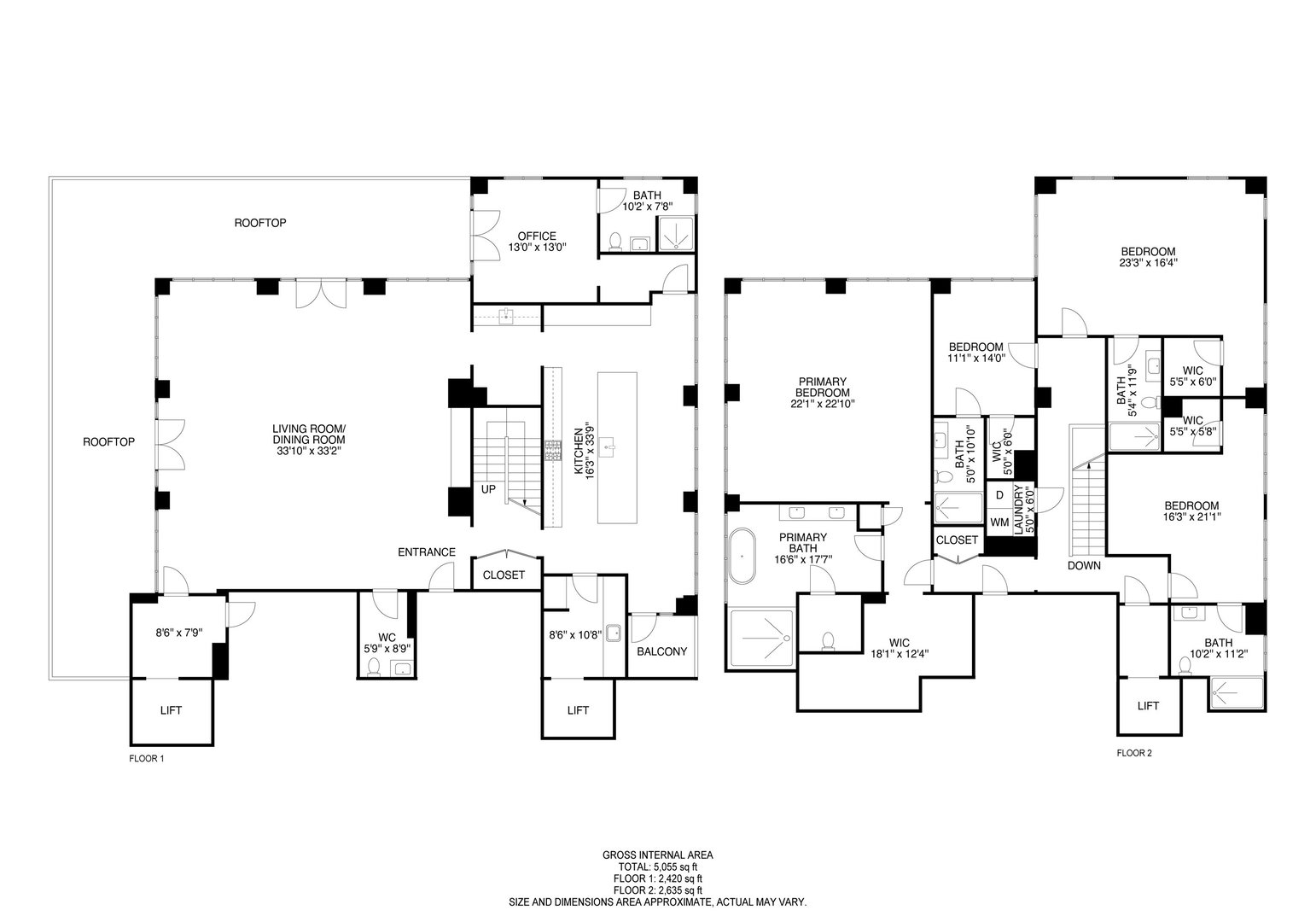 900 West Washington Boulevard, Unit 901 Chicago, IL 60607 - Photo 19 of 20 a picture of a floor plan