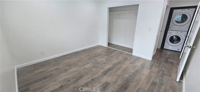 a view of a storage & utility room with washer and dryer
