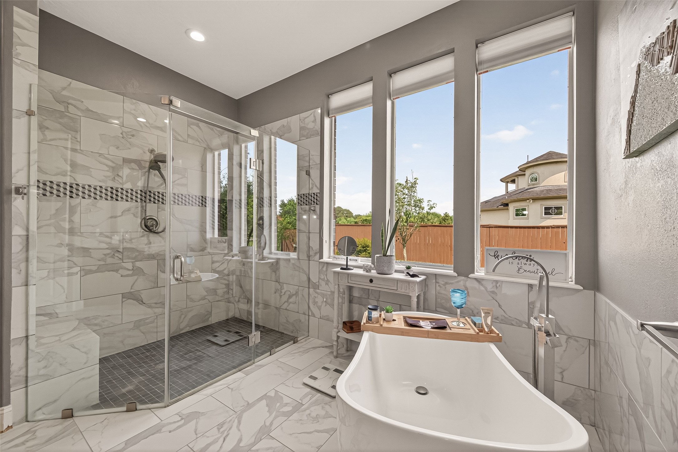 2319 Braer Ridge Drive Katy, TX 77494 - Photo 26 of 50 a bathroom with a tub and a sink