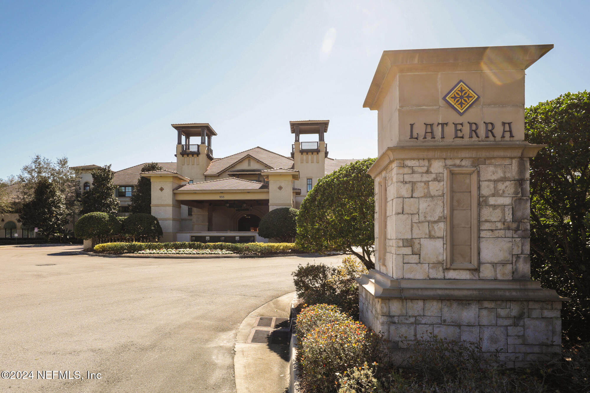 a sign on the side of a building