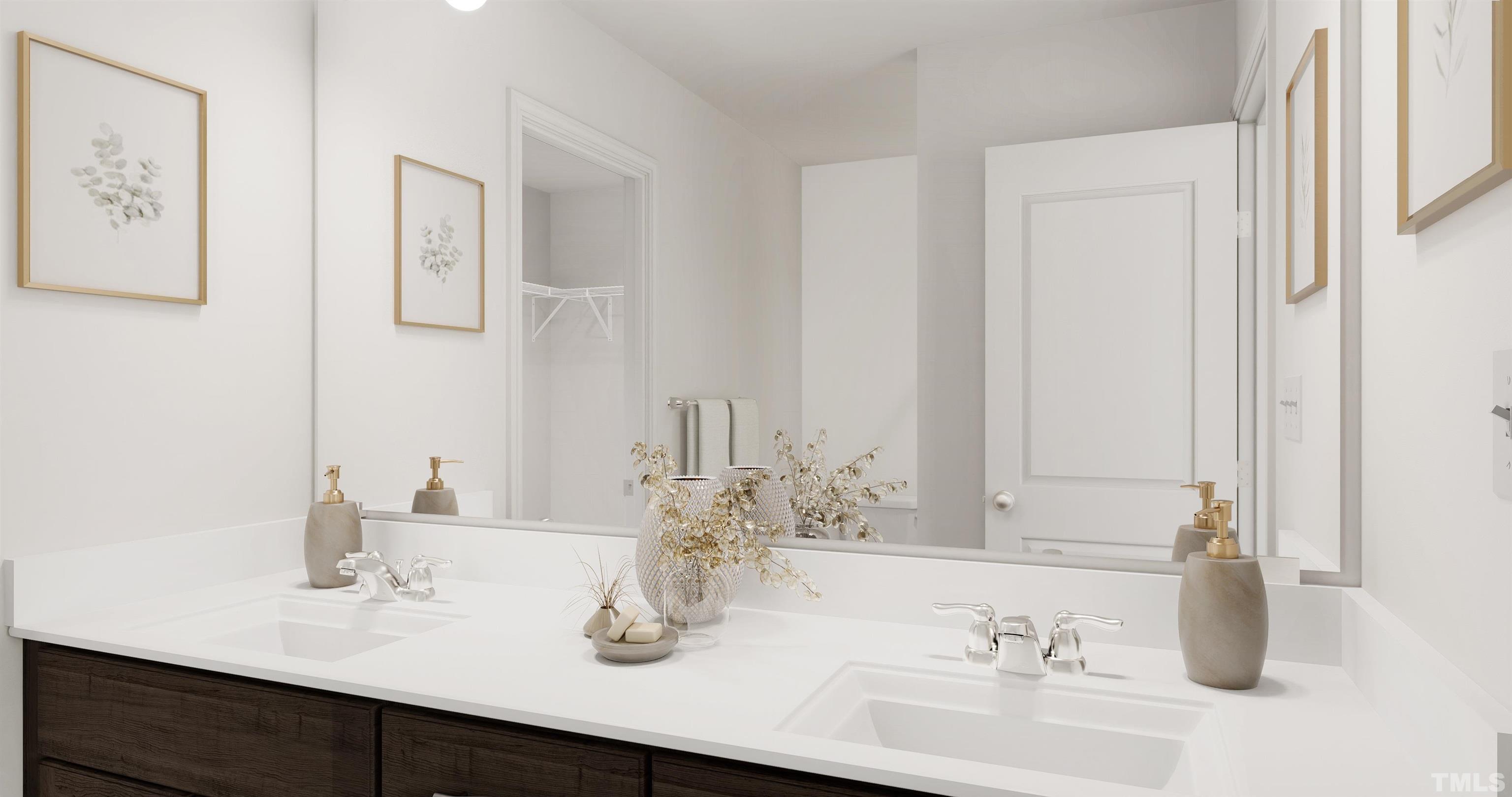 2473 Tonoloway Drive, Unit 334 MEREDITH B Raleigh, NC 27610 - Photo 14 of 29 a bathroom with a sink and a mirror
