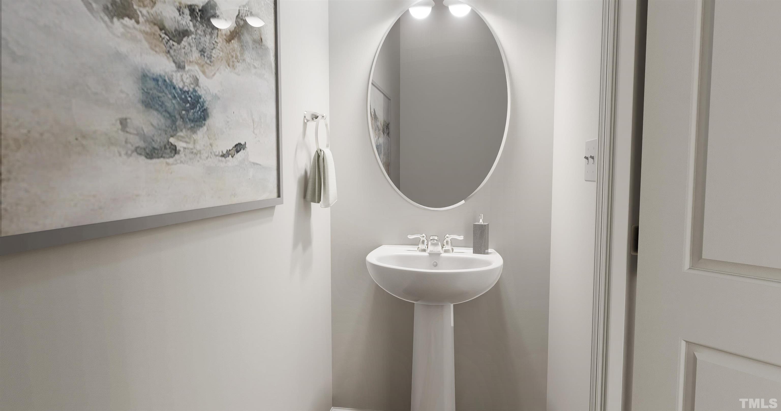 2473 Tonoloway Drive, Unit 334 MEREDITH B Raleigh, NC 27610 - Photo 18 of 29 a bathroom with a sink and a mirror