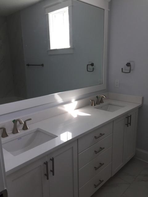 148 Clipper Street Inlet Beach, FL 32461 - Photo 8 of 20 a bathroom with a sink and a mirror