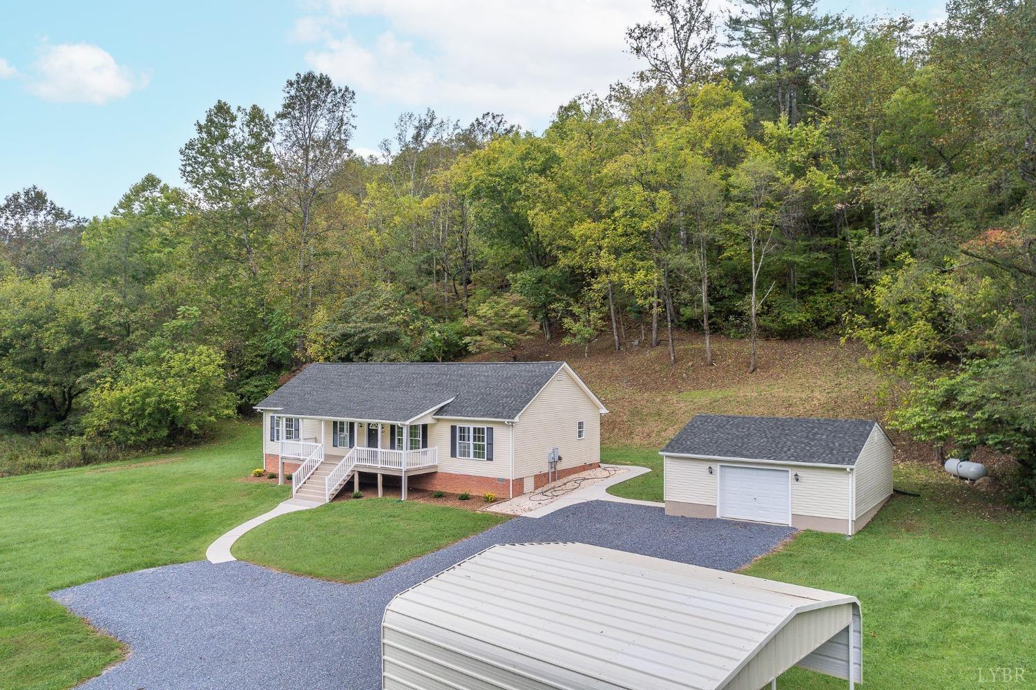 617 North Fork Road Amherst, VA 24521 - Photo 4 of 62 an aerial view of a house
