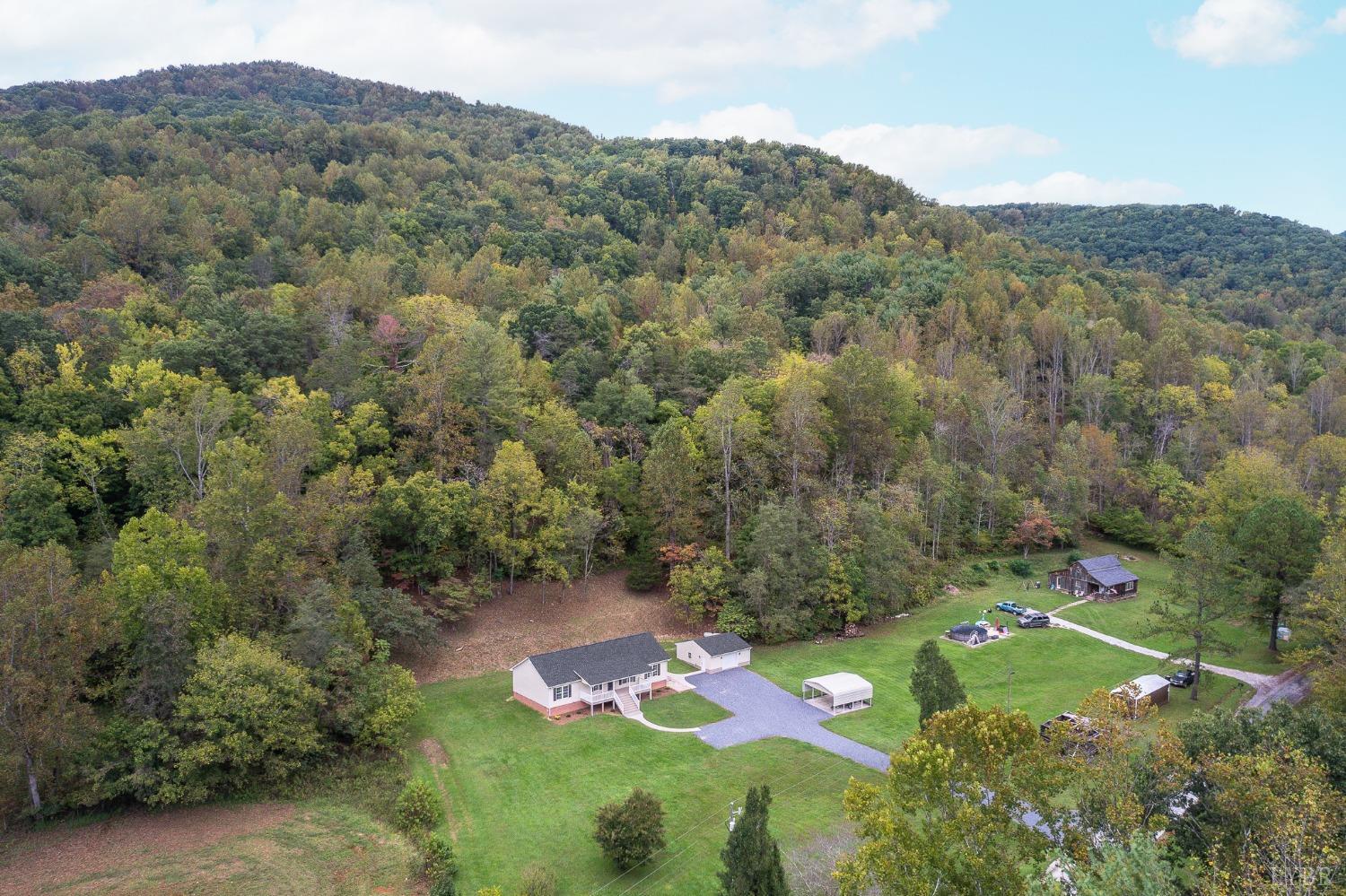 617 North Fork Road Amherst, VA 24521 - Photo 45 of 62 a view of a lush green forest with a mountain