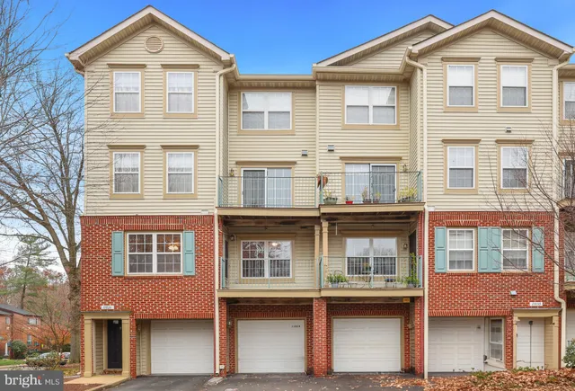 a front view of a residential apartment building