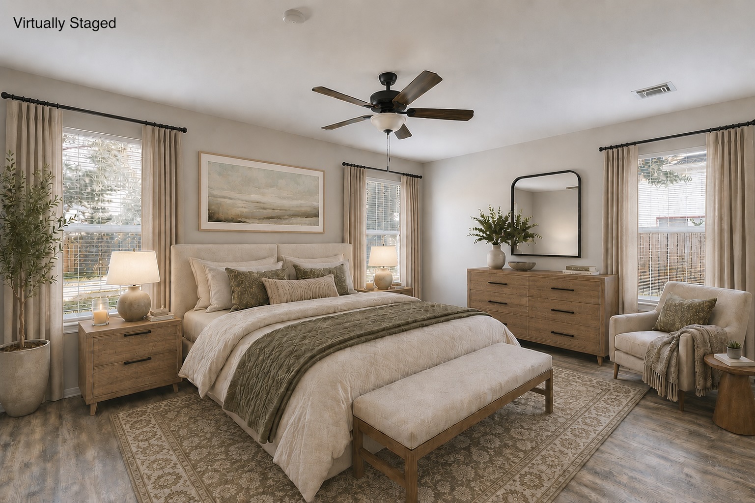13460 Athens Trail Austin, TX 78729 - Photo 6 of 19 Primary Bedroom (main level)