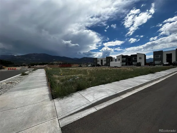 a view of a pathway with a yard