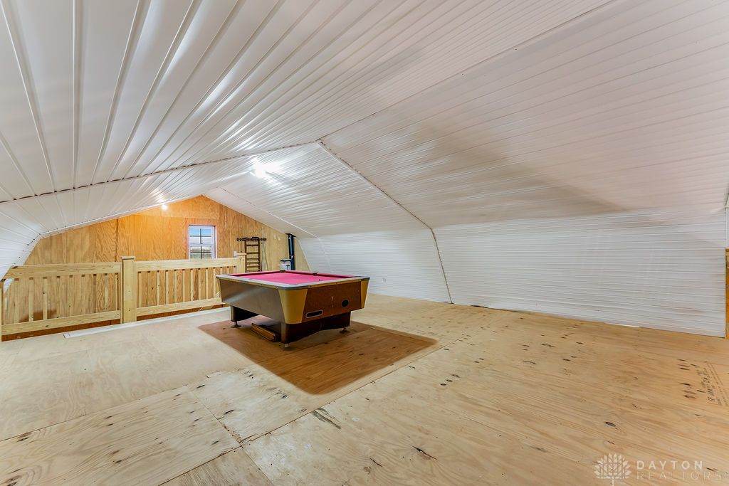 7400 Cook-Jones Road Waynesville, OH 45068 - Photo 66 of 72 Flexible attic space, perfect for recreation or additional storage, features warm wood floors and ample natural???????????????????????? light.
