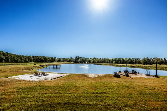 a view of lake and mountain