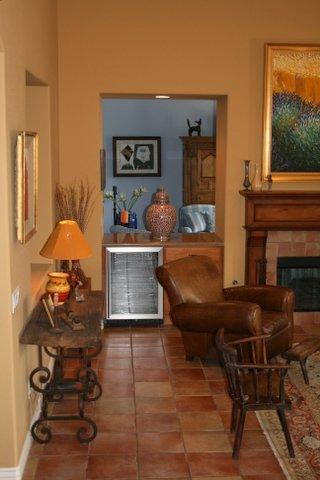 9726 East Mountain Spring Road Scottsdale, AZ 85255 - Photo 4 of 11 Living room/dry bar