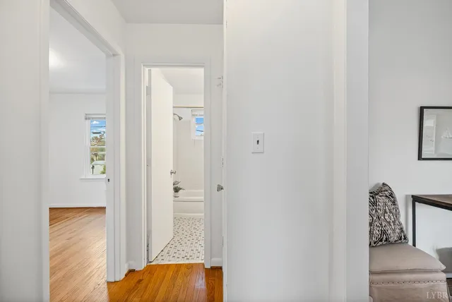 a view of front door with chair