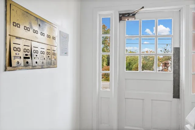 a view of a front door with entryway