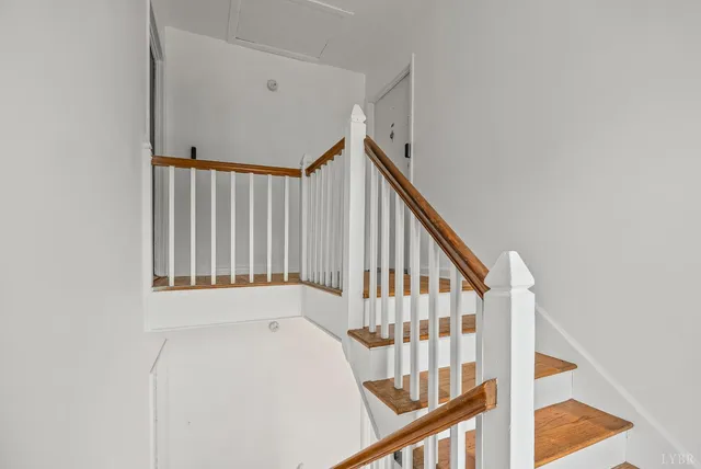 a view of an entryway with staircase