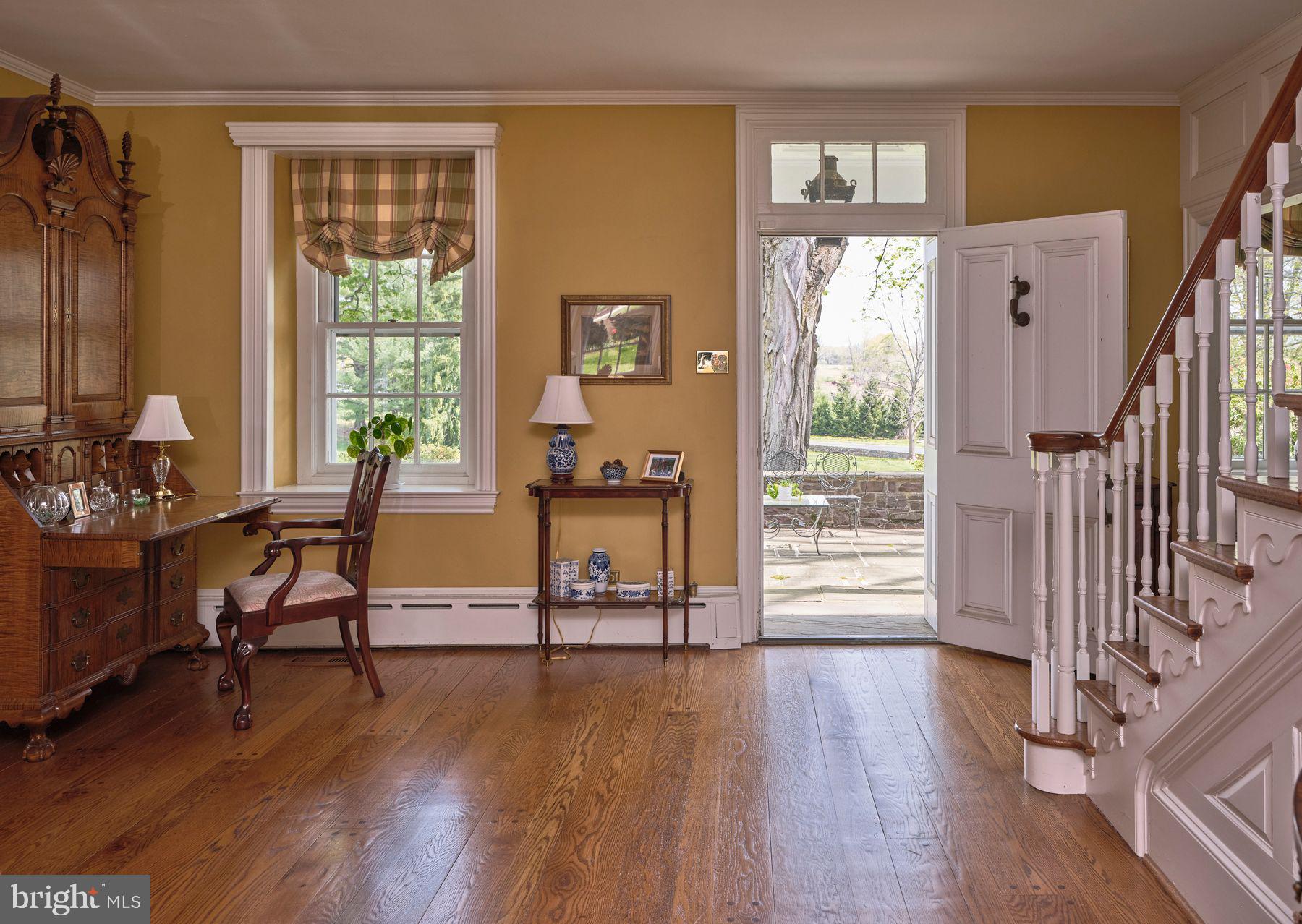 6398 Durham Road Pipersville, PA 18947 - Photo 2 of 68 a living room with furniture and a wooden floor